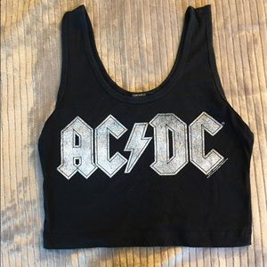 AC/DC crop top