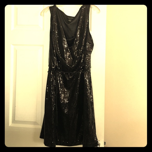 White House Black Market Dresses & Skirts - Black sequin dress