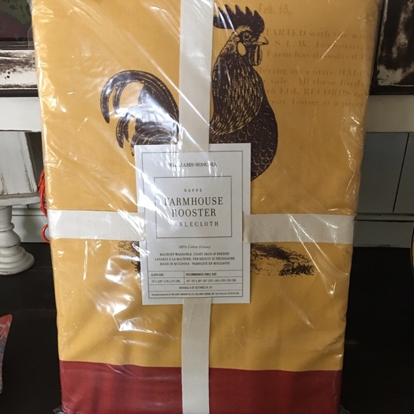 William Sonoma French country tablecloth