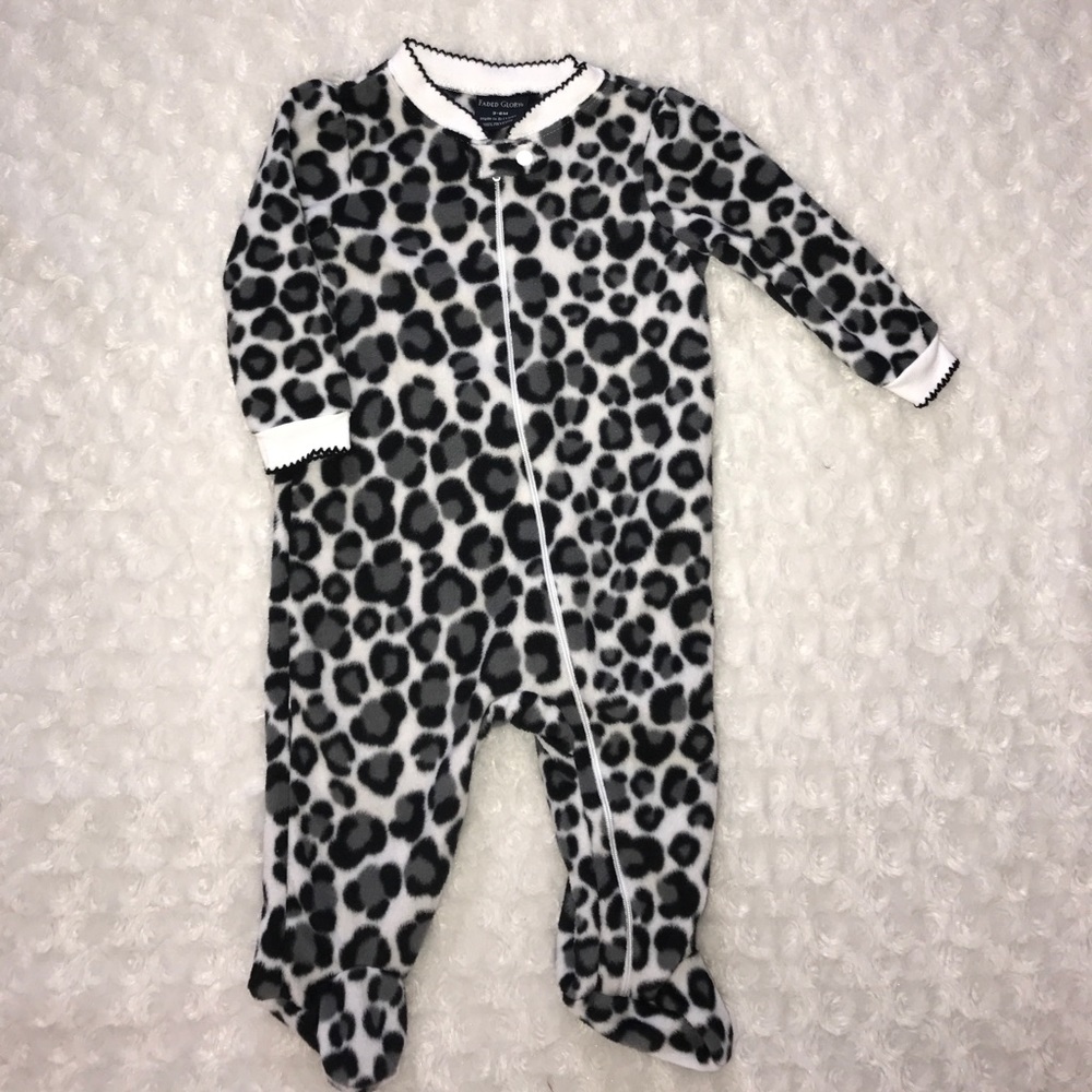 3-6M Footed Onesie