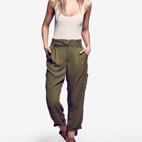 Free People Cropped Cargo Pants