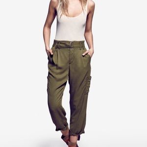 Free People Cropped Cargo Pants