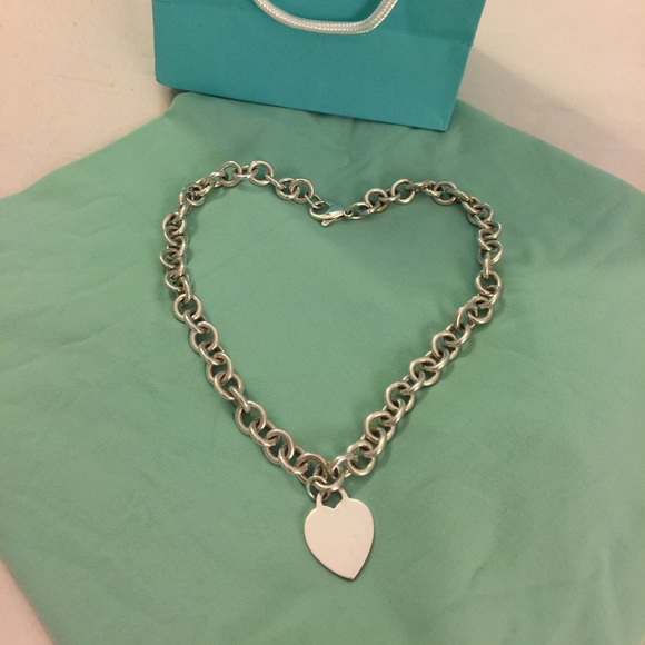 Tiffany & Co. heart necklace.