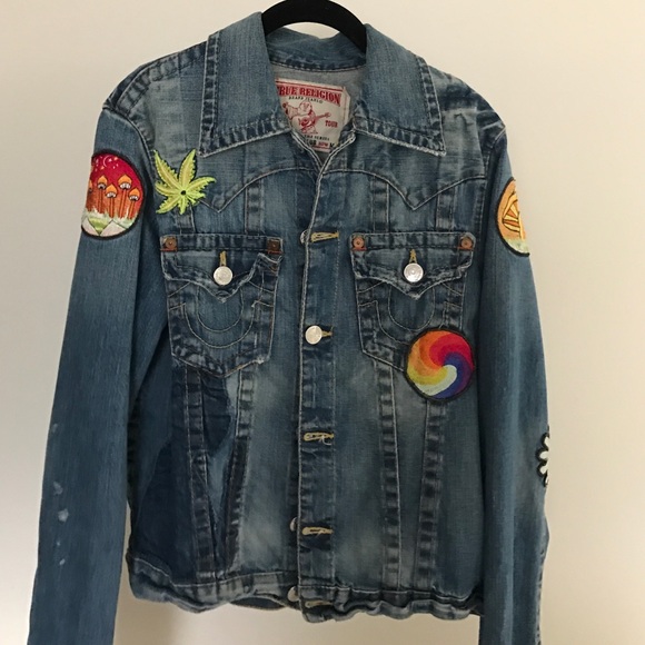 VINTAGE True Religion Jean Jacket VINTAGE - Picture 2 of 4