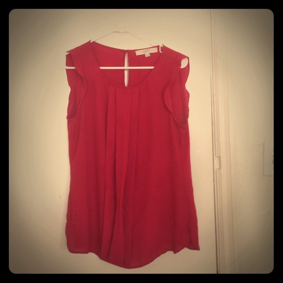 Pink LOFT Ann Taylor blouse
