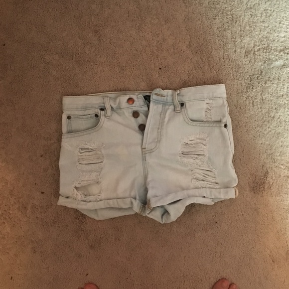 High waisted shorts