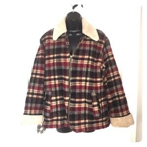 🆕Woolrich Multi Colored plaid print Winter Coat