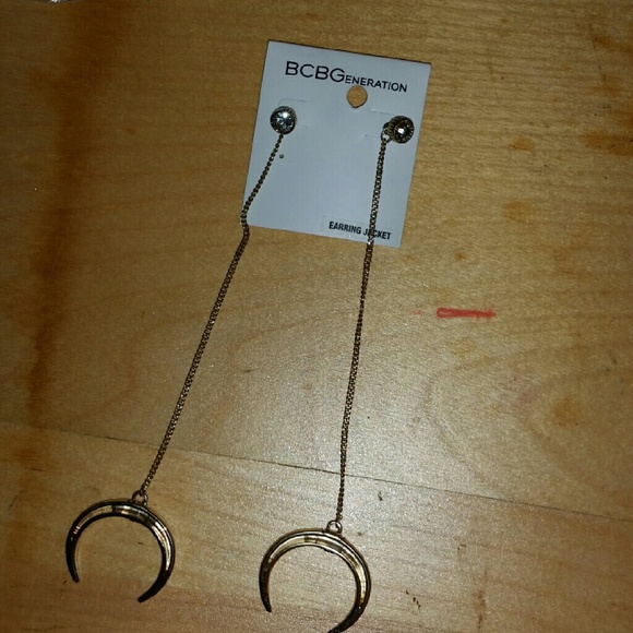 Bcbgeneration Rhodium Horn and stud Earring Jacket - Picture 2 of 3