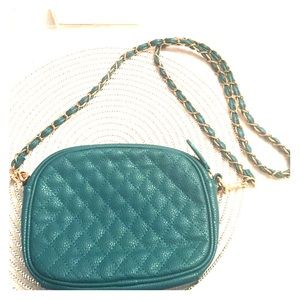 Teal cross body