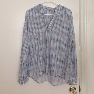 Blue/gray blouse