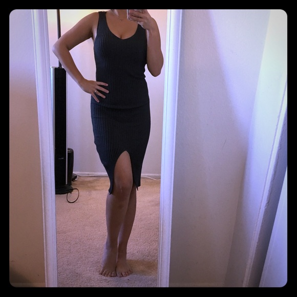 Sexy grey dress