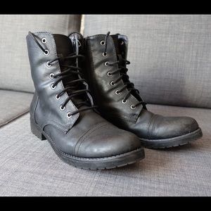 Men's Black Tactical Combat Boots Size 11