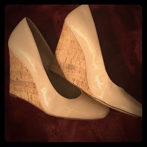Beige Wedges like new