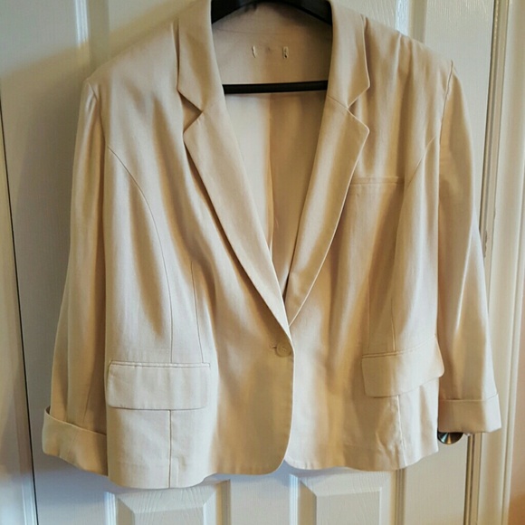 Ivory Women's Blazer Lined Drycleaned 26W