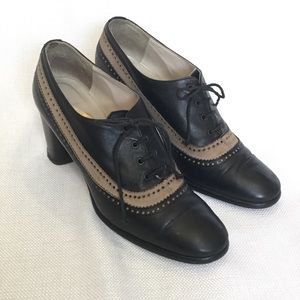 Edoardo Rossi Italian Leather Oxford Heels