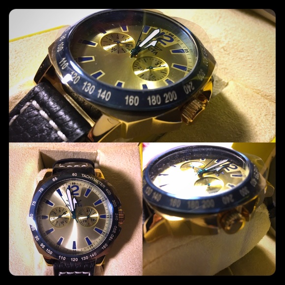 Invicta SpecialtyClassic Steel Leather Watch 10294