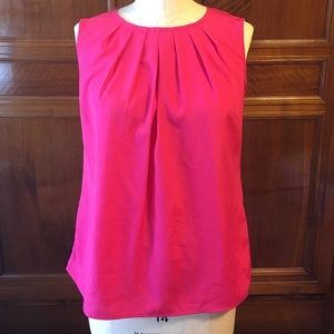 Pink Pleated Top