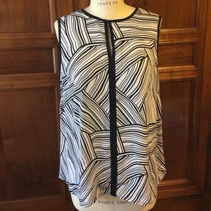 Vince Camuto Printed Blouse