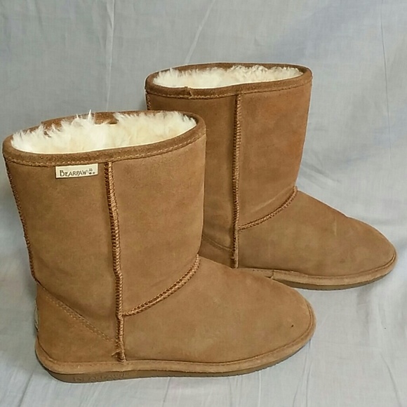 BearPaw Shoes - BEARPAW WINTER Boots Shoes Brown 10 M Fur