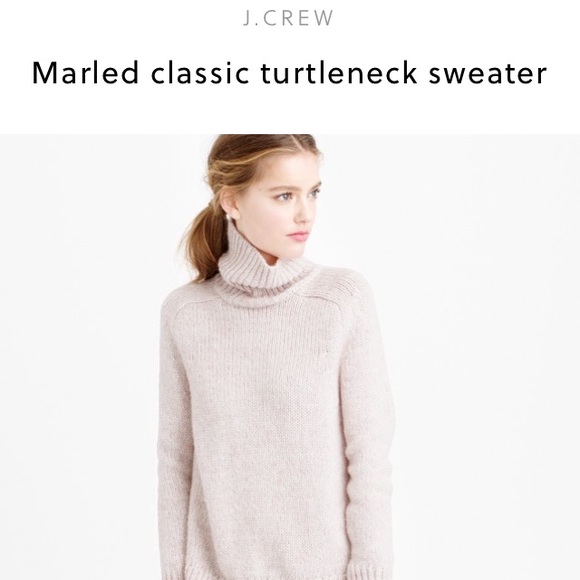 J.crew marled classic turtleneck sweater - Picture 4 of 4