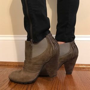 Vince Camuto leather ankle booties