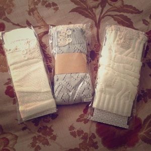 Bundle of 3 pretty boot cuffs!