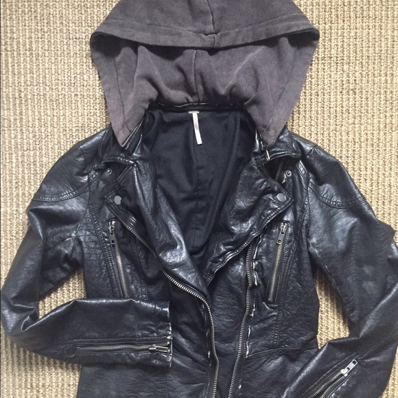 Freepeople Vegan leather jacket