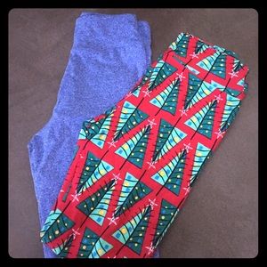 LuLaRoe Holiday Leggings Bundle (Tween)