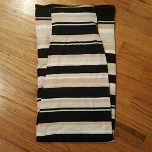 NWOT Max Studio Striped Maxi Skirt