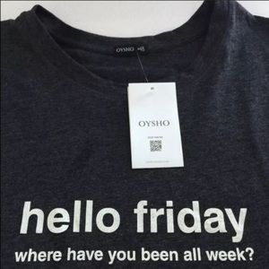 Lounge top By Oysho from Zara gp size S