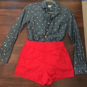 Jcrew 3" boardwalk pull on shorts