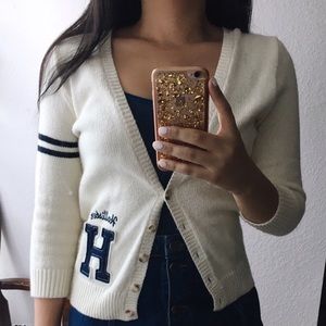 Hollister Letterman Sweater