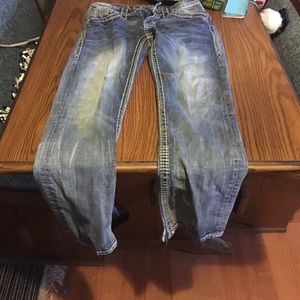 Men's rock revival jeans