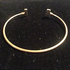 Jewelry - 🎹👉🏼Dainty Gold Rectangle Cuff-White & Bling Jewelry - 🎹👉🏼Dainty Gold Rectangle Cuff-White & Bling