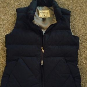 Black and Grey Eddie Bauer Down Vest