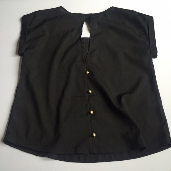 Button back blouse - Picture 3 of 3