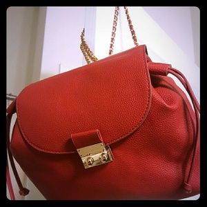 Vintage Red Cherry Backpack
