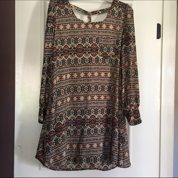 Aztec Shift Dress - Picture 1 of 2