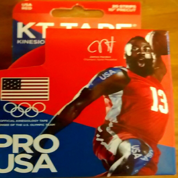New in Package KT  PRO Tape, Red/USA in White !