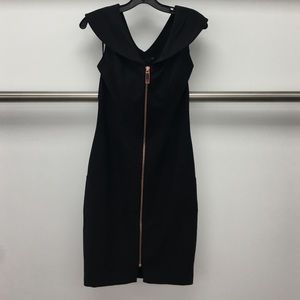 Off shoulder black little dress