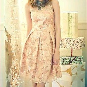 Anthropologie lace and sequin dress.