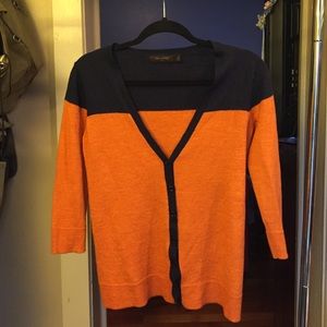 Limited colorblock cardigan - L