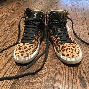 Ysl high top sneakers