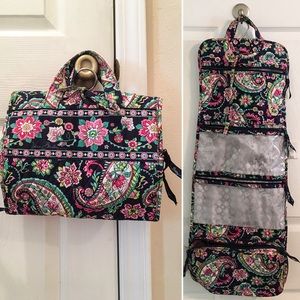 Vera Bradley Makeup Bag/Hanging Travel Organizer