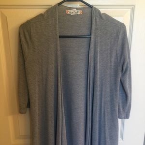 Grey cardigan