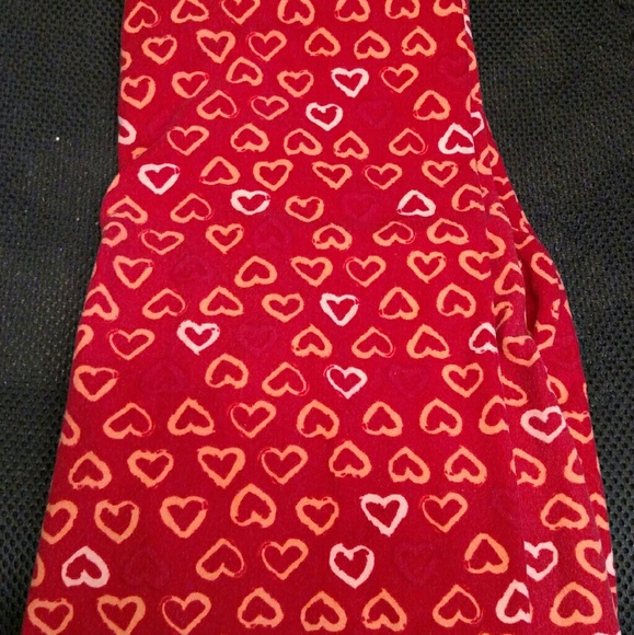 Lularoe heart Tall and Curvy leggings