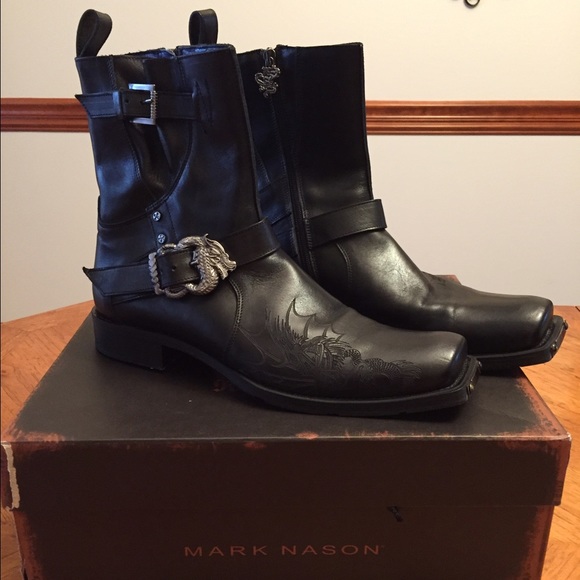 mark nason black shoes