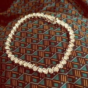 Mossanite in Sterling Silver Tennis Bracelet