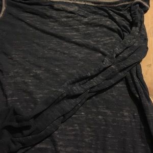 Long sleeve see through shirt