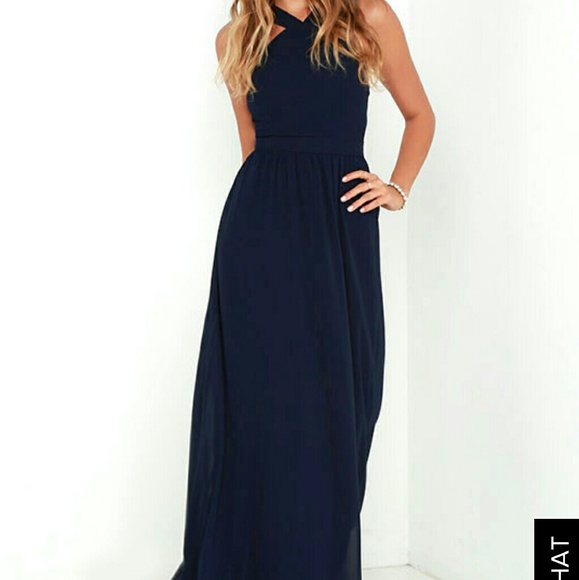 Beautiful Navy Dress by LuLus